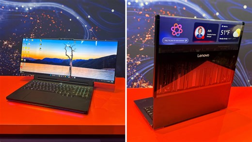 Hands on at CES 2026: Lenovo debuts two new rollable concept laptops