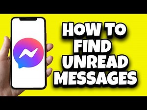 How To Find Unread Messages On Messenger iPhone (Quickly)
