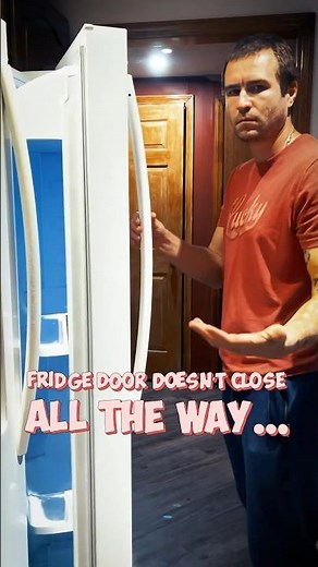 FRIDGE DOOR Won't Close? Fix It with This Simple Trick!