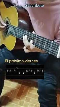 El próximo viernes guitarra TABS