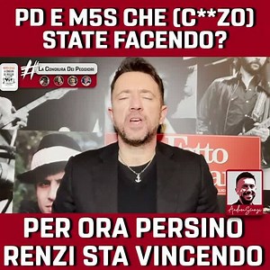 Pd e M5S, per ora, stanno strategicamente sbagliando tutto. O ci stanno nascondendo qualcosa, o si stanno facendo prendere in giro persino da un pesce (politicamente) piccolissimo come Renzi. Sento parlare di 4 ministeri a Italia Viva, di Boschi ministro... ma siete fuori di testa?!? Questa non sembra una strategia, ma una resa pressoché incondizionata all’uomo che ha creato questo scenario disastroso. Resto dell’idea di sempre: o Conte o voto. Ma un Conte “libero”, non vittima di continui ricat