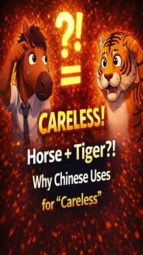 Why horse and tiger mean Careless?