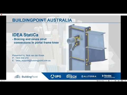 IDEA StatiCa - Bracing and eaves strut connections