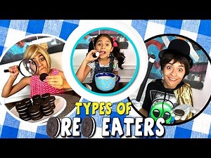 Types of Oreo Eaters - Funny Skit // GEM Sisters