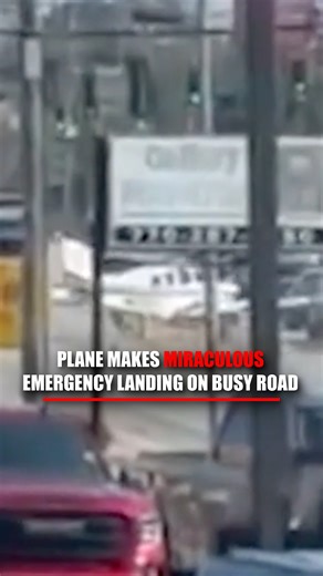 WATCH: Plane crash-lands on a busy Georgia roadway, slamming into multiple vehicles and injuring several people. | Fox News