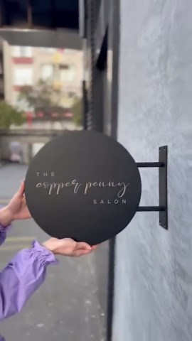 Custom Double Sided Metal Blade Sign | Outdoor Storefront Business Display - Etsy