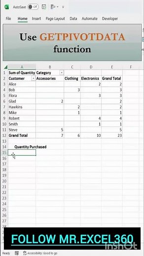 Getpivotdata is ruining your formulas stop using it now #excel #dataextractor #excelformula
