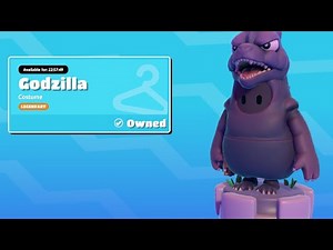 FALL GUYS GODZILLA SKIN COMES TO THE FEATURED ITEMS! (OFFICAL GODZILLA IN THE NEW SHOP UPDATE!)