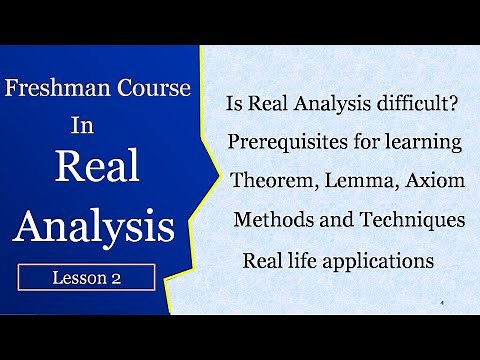 Real analysis | What is real analysis | Introduction to real analysis | Real analysis BSc 3rd year