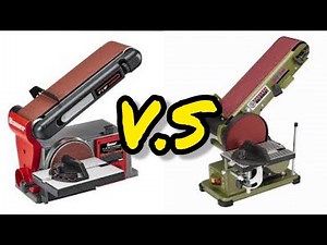 BAUER V.S CENTRAL MACHINERY BELT SANDER