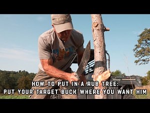 Put Your Target Buck EXACTLY Where You Want Them! | How To Make The Perfect Rub Tree