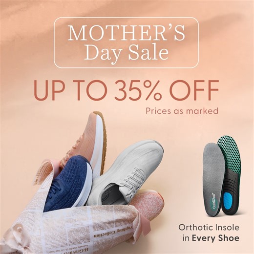 Give her the gift of happy feet this Mother’s Day! 👣 Stylish, supportive orthopedic shoes she’ll love 💕 🛍️ Up to 35% OFF – for a limited time! Shop Now: https://bit.ly/4iOXmIM #MothersDaySale #HappyMothersDay #MomGifts #OrthoticSandals #WomenSandals #Orthofeet | Orthofeet