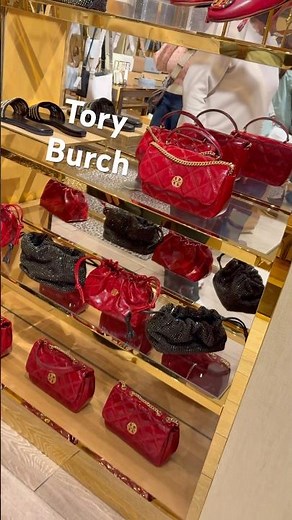 TORY BURCH PATENT Kira Diamond Quilted Leather Top Handle & MORE OUTLET #toryburchbag #toryburch