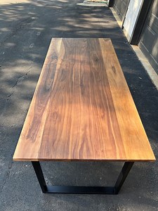 Custom Hardwood Table Top: Walnut, Oak, Hickory Dining Table - Etsy