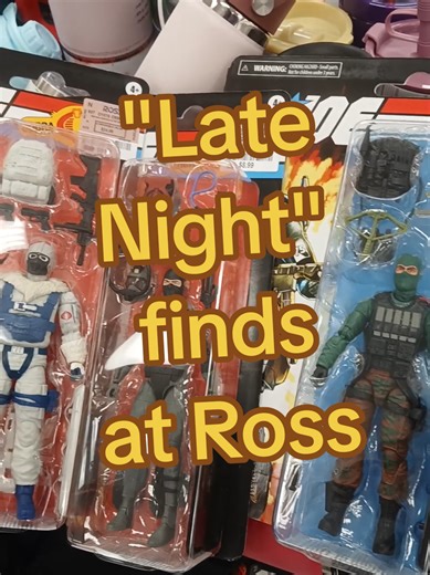 Follow for daily toy hunts, clearance sales, and action figure news!!! Wow, didn't think I'd find anything this late in the day at my local @Ross Dress for Less but it guess the collecting gods were smiling upon me. LOL And I walked up to the register area in the nick of time. As soon as I found the Snow Serpent and then eventually the Eel, another collector came up and picked up the BeachHead I left behind. Phew!!! 😂 I say time and time again, ALWAYS check the register area too. They will put 