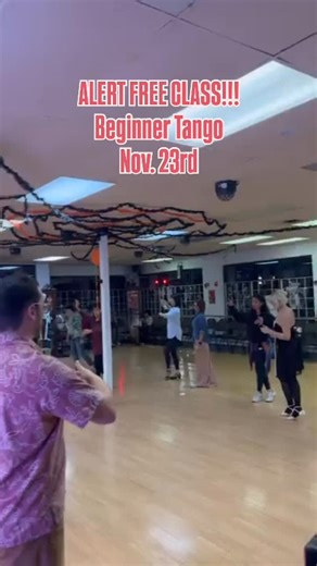 Beginner Tango Class! FREE CLASS!! And a new start! 🌟 November 23rd🖋️ SUNDAYS 🔹Beginner Tango Class - 7 pm 🔹Intermediate Tango Class (Atrapaditas) - 8pm 🔹6 week progressive course. 🔹Everyone 🌈 is welcome! 🔹$23 drop-in, 4 classes $76, 8 classes $151 📍 World Dance 4858 Imperial St., Burnaby, near Metrotown call 📞 604-517-4644 | Erika Sanchez
