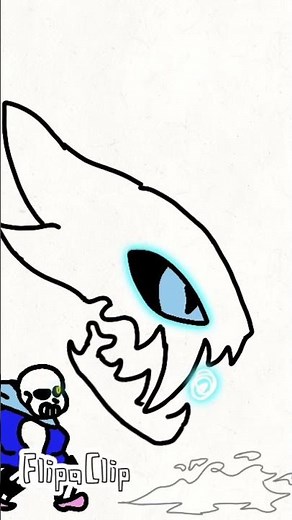Gaster blaster test #animation #undertale
