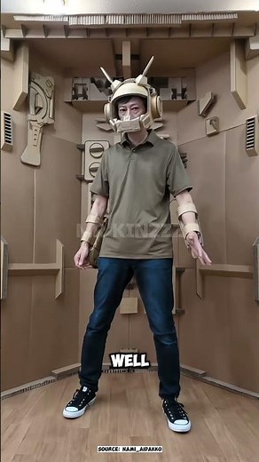 Transforming Cardboard: A Japanese Artist’s Mind-Blowing Creations #shorts