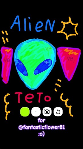 ‪@fantasticflower81‬ heres your alien teto emoji :o)