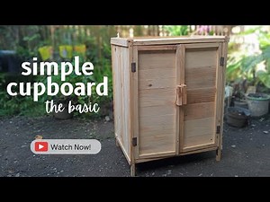 Simple garden storage Cabinet ideas – Scrap wood Basic DIY