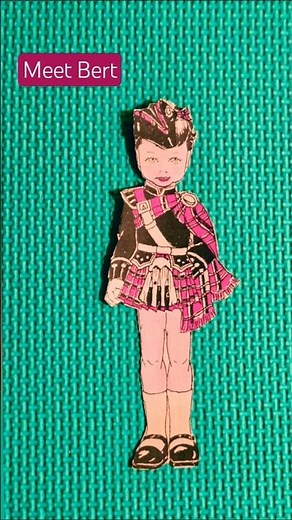 Meet Bert ~ A 1930s Vintage Paper Doll Wardrobe | From My Grandmother's Collection