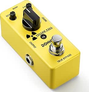 Donner Guitar Delay Pedal for Pedal Boards, Electric Guitar, Yellow Fall Analog Delay Mini Guitar Effect Pedal Vintage Delay, True Bypass