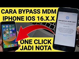 How to Bypass iPhone Remote Management (MDM) iOS 16.x.x using unlocktool