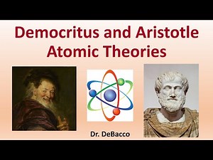 Democritus and Aristotle Atomic Theories