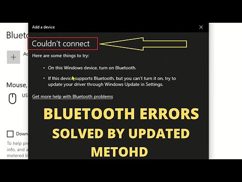 COULD NOT CONNECT error on windows 10/11 || Bluetooth on off button missing windows 10|11 2025 Works