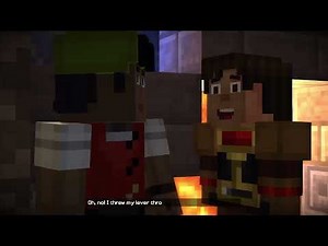 MCSM Deleted Scene - "Oh, no! I threw my lever through a Glitch Block in the Maze!"