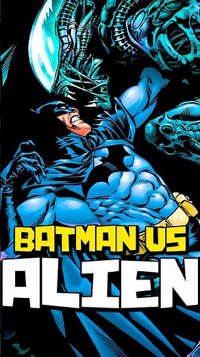 Batman Meets the Alien Xenomorphs…