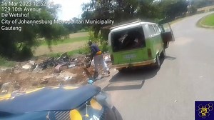 5.6K views · 75 reactions | Vehicle Dumping illegally - Made to Clean up! 2023/03/16 Our dedicated enclosure vehicle was alerted to someone that was dumping illegally in Dewetshof Bez Park earlier today. Units made him clean up his mess and was then allowed to leave the area Taking care of our community Units Involved: Blue Hawk Tactical Community Members | BlueHawkTactical | Facebook