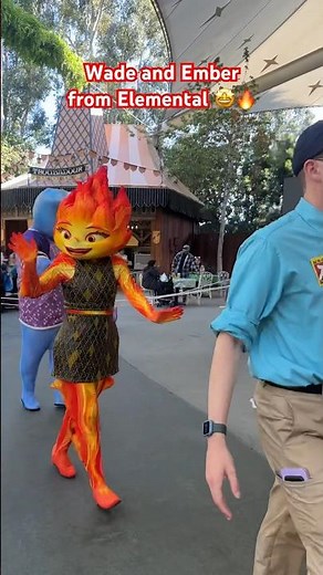 Wade and Ember from ELEMENTAL!! 🔥