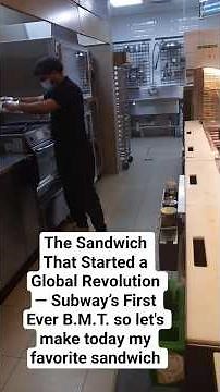 Subway BMT sandwich #skills #food