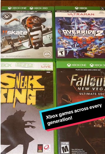 Xbox games across every generation of Xbox consoles! #videogames #xbox360 #microsoft #nostalgia #consolegames