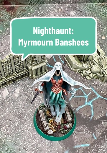 Nighthaunt Myrmourn Banshees: Warhammer Miniature Painting