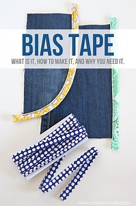 BIAS TAPE / BINDING - What is it? Single & Double Fold Tutorial