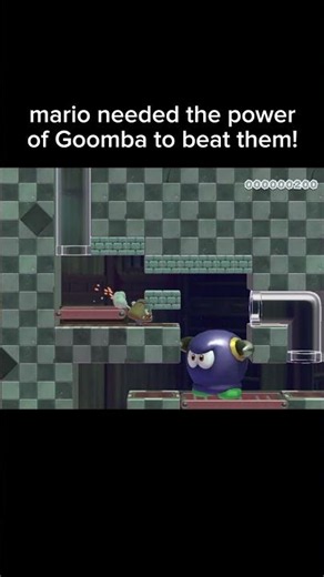 The Power Of Goomba #mario #nintendo #retrogaming
