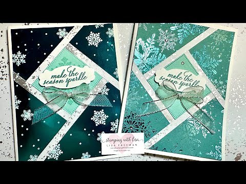 ❄️Super Easy Faux Shutter (Fractured) Technique Using Snowflake Magic DSP!