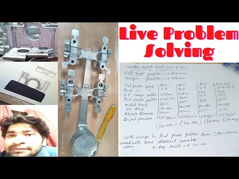 Live problem solving | die casting defects causes and solutions | blow holes in casting defects |