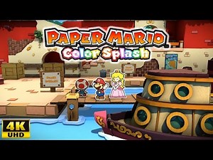 Cemu Emulator 1.7.4d | Paper Mario: Color Splash [4K / 2160p / UHD] | Nintendo Wii U
