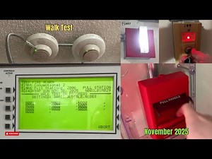 Fire Alarm System November 2025 Walk Test | #firealarmtesting #firealarmsystems #walktest