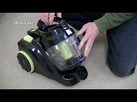Goblin GVC303B Cylinder Bagless vacuum Cleaner Demonstration