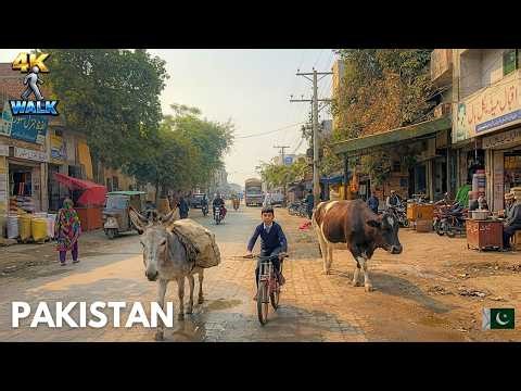4k HDR Walking Pakistan’s Most Famous Sports City | Sialkot Pakistan 🇵🇰