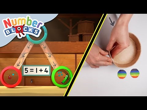 ‪@Numberblocks‬ - Make Your Own Numberbonds! 🛠 ✨ | Block Builds | Learn to Count