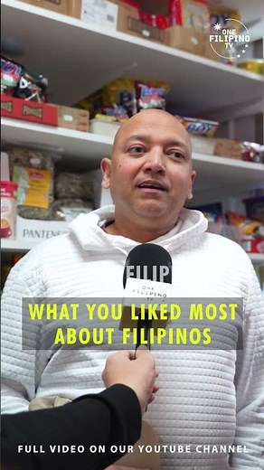 What are the Filipino values that you admire the most?