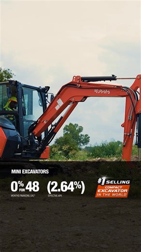 Tight timelines, heavy loads, tough conditions. Kubota equipment, like the U55, is engineered to power through every job site challenge. | Kubota Canada