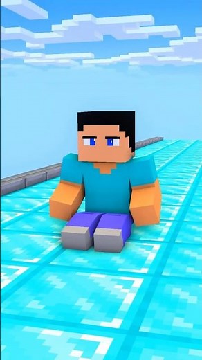 Steve, Mikey & JJ Take on the Golem Run Challenge! Minecraft Animation