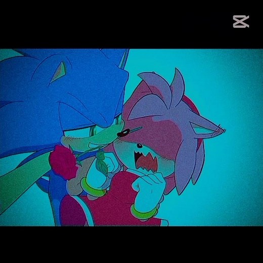 Sonic and Amy dance the waltz 😳💙 SonAmy 😍💗 #edit #shorts