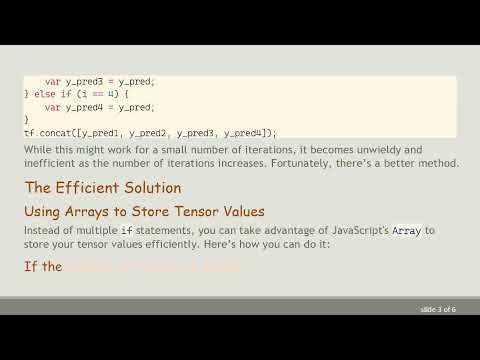 Efficiently Saving TensorFlow.js Tensor Values: A Streamlined Approach